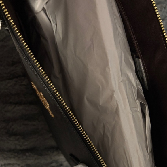 Brand New Coach Black Tote with Gold Accents - Picture 5 of 7